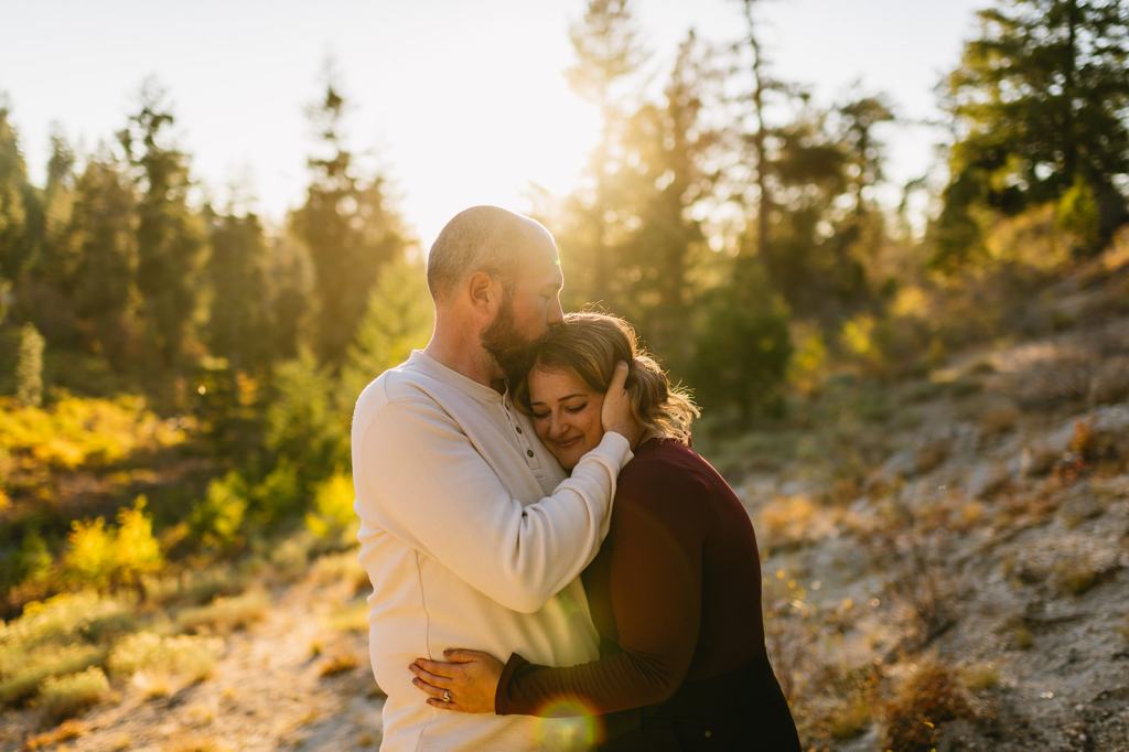 Idaho Fall Mountain Engagement Photos
