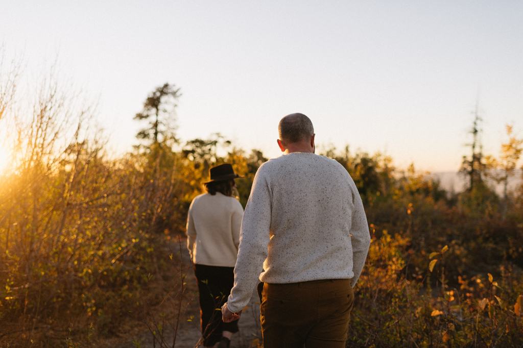 Idaho Fall Mountain Engagement Photos