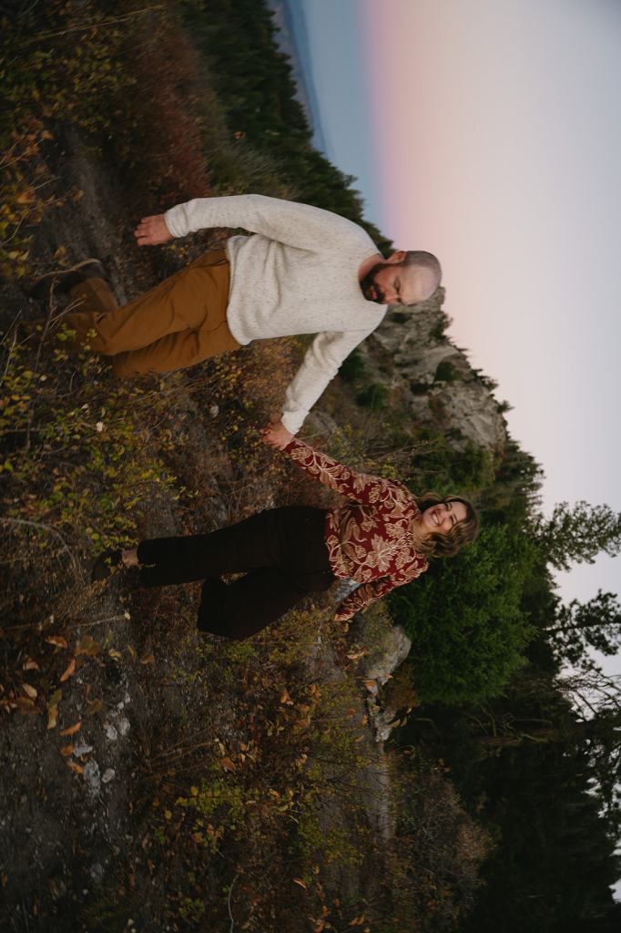 Idaho Fall Mountain Engagement Photos