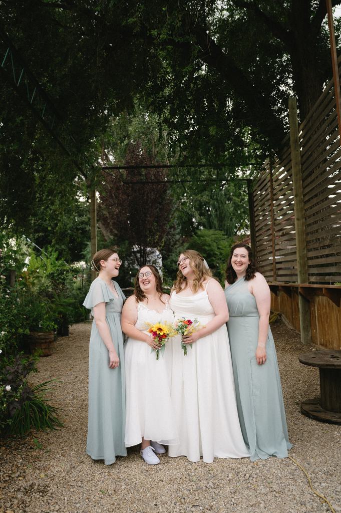 Boise Idaho Wedding in the Gardens