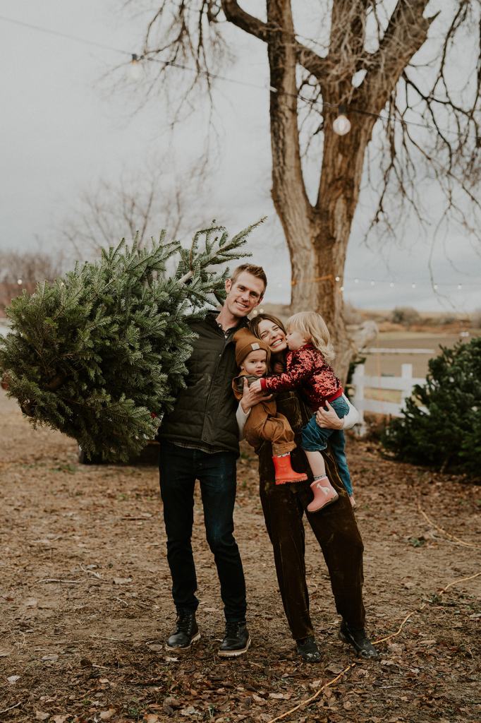 Christmas Tree Farm Family Photos