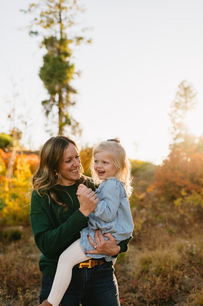 Bogus Basin Fall Family Photos in Boise Idaho