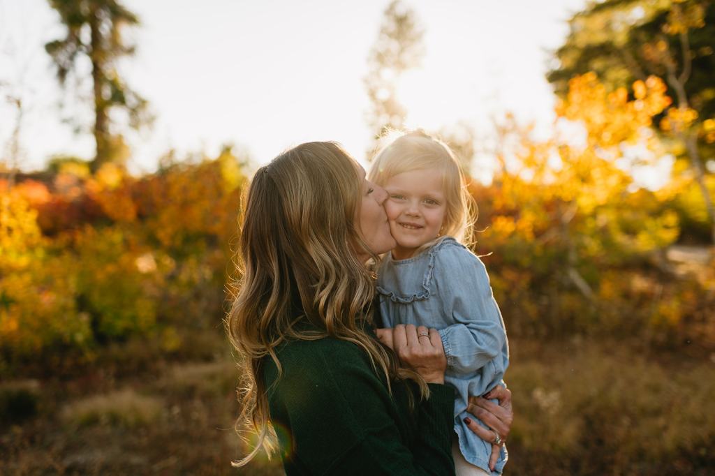 Bogus Basin Fall Family Photos in Boise Idaho