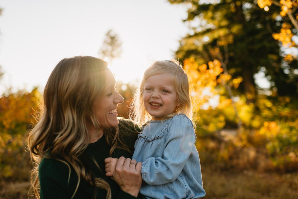 Bogus Basin Fall Family Photos in Boise Idaho