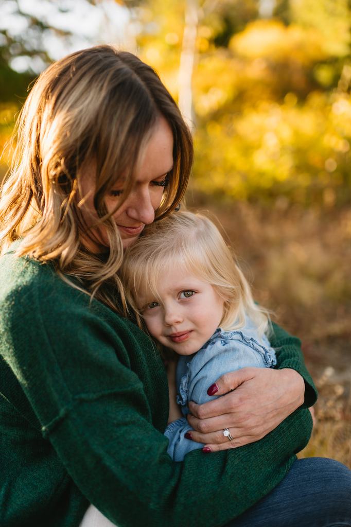 Bogus Basin Fall Family Photos in Boise Idaho