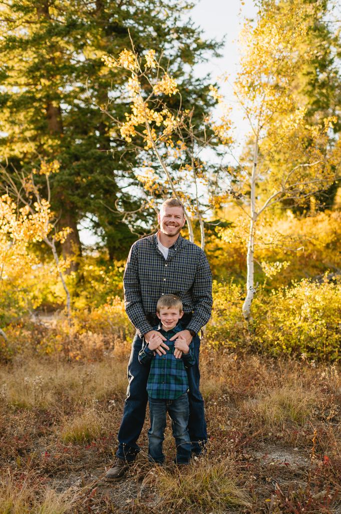 Bogus Basin Fall Family Photos in Boise Idaho
