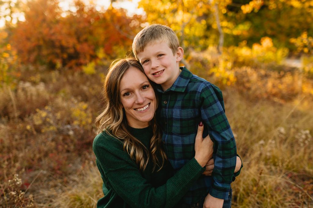 Bogus Basin Fall Family Photos in Boise Idaho