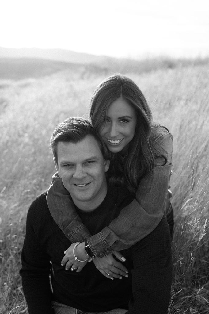 Fall Engagement Photos in Boise Idaho Foothills