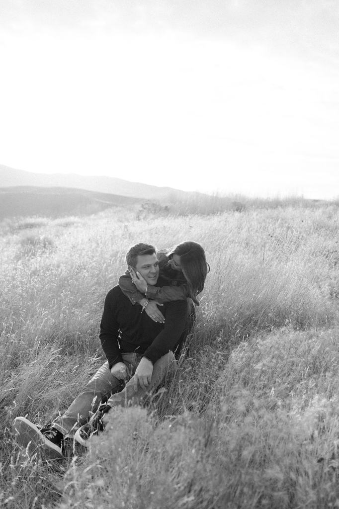 Boise Foothills Engagement Photos in Idaho