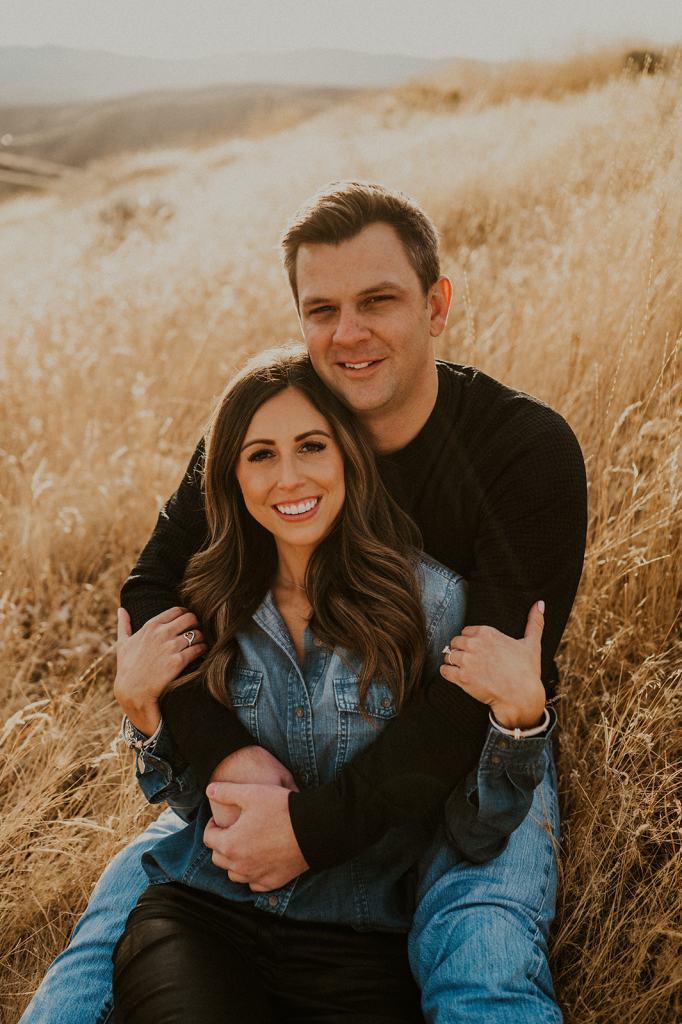 Fall Engagement Photos Boise Foothills 