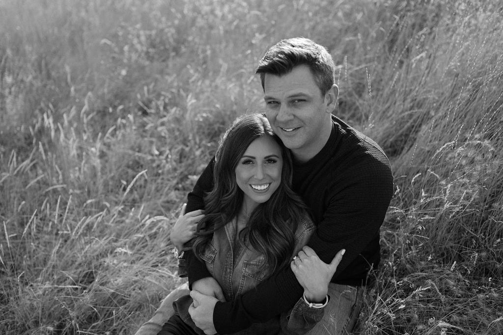 Fall Engagement Photos in Boise Idaho Foothills