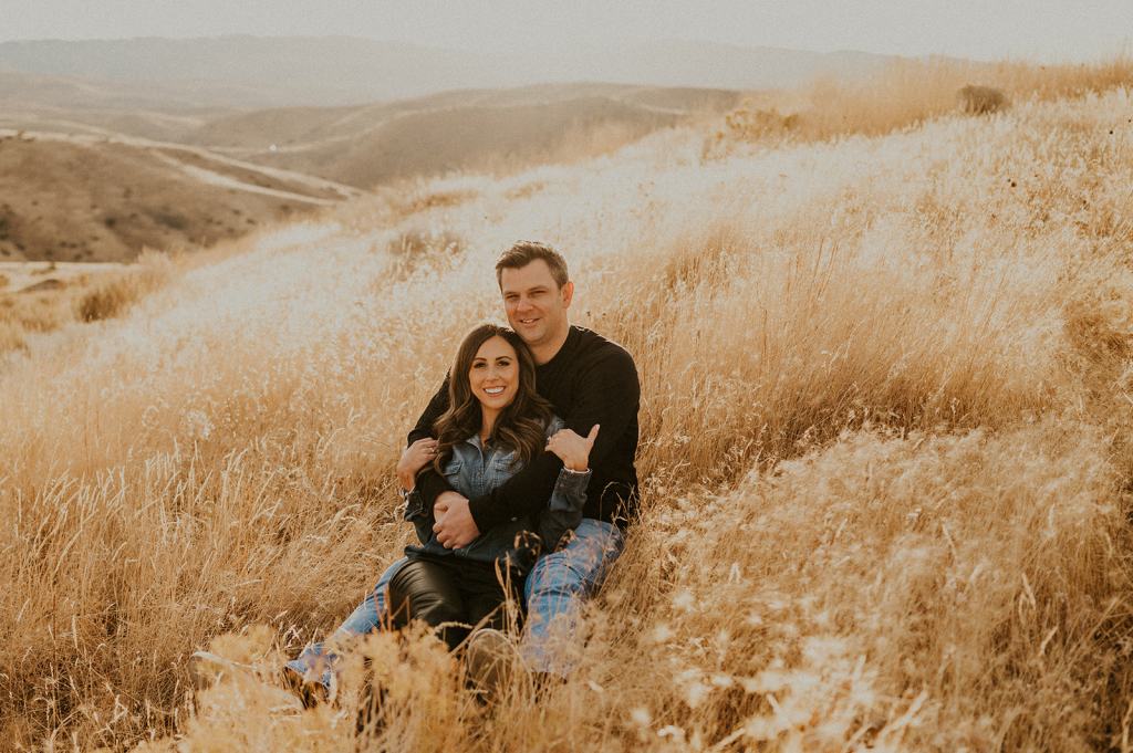 Fall Engagement Photos in Boise Idaho Foothills