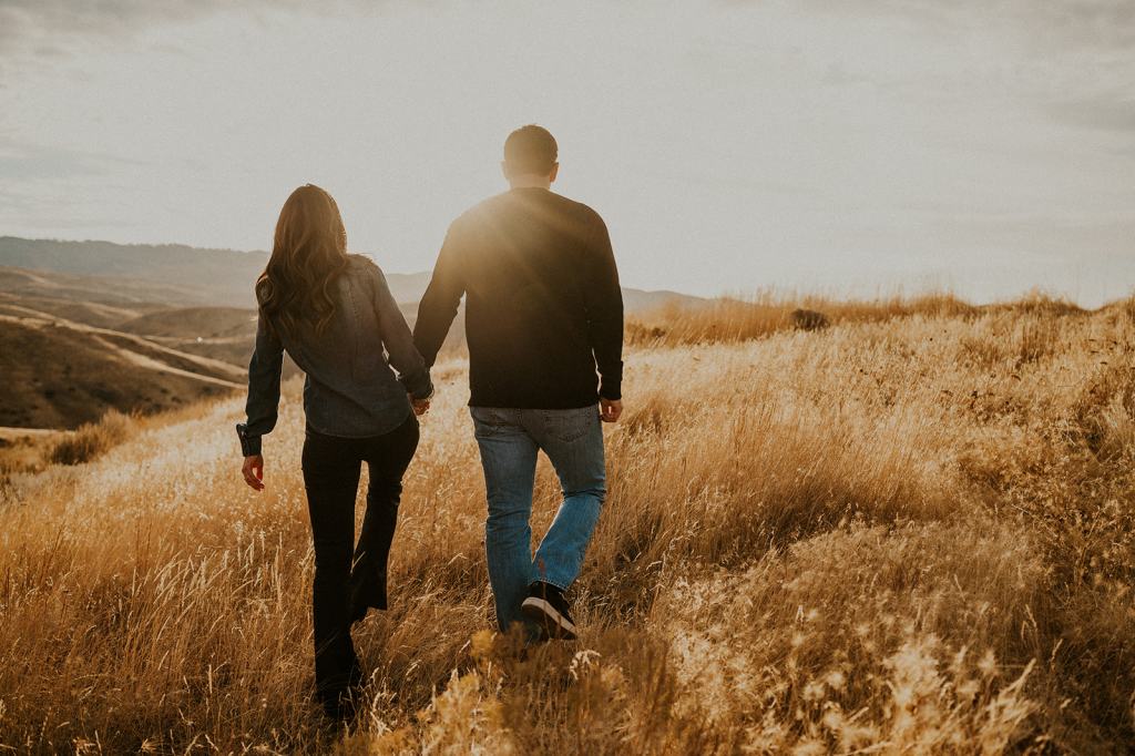 Boise Foothills Engagement Photos in Idaho