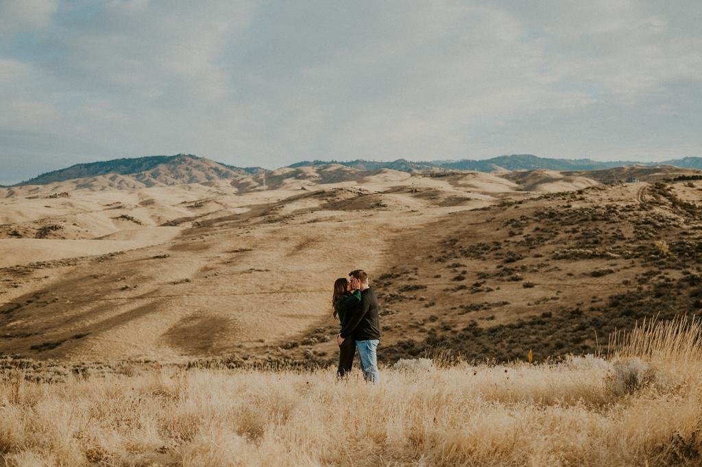 Bogus Basin Idaho Engagement Photos