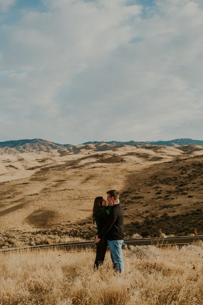 Bogus Basin Idaho Engagement Photos