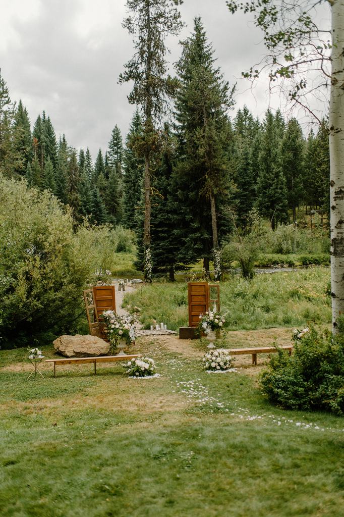 Lavish Garden Wedding in McCall Idaho
