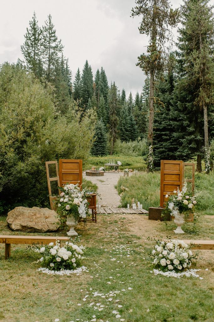 Lavish Garden Wedding in McCall Idaho