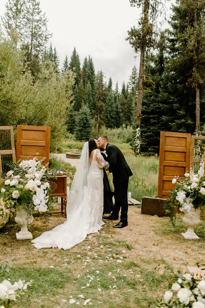 Lavish Garden Wedding in McCall Idaho