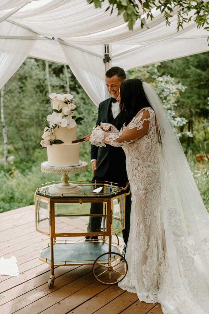 Lavish Garden Wedding in McCall Idaho