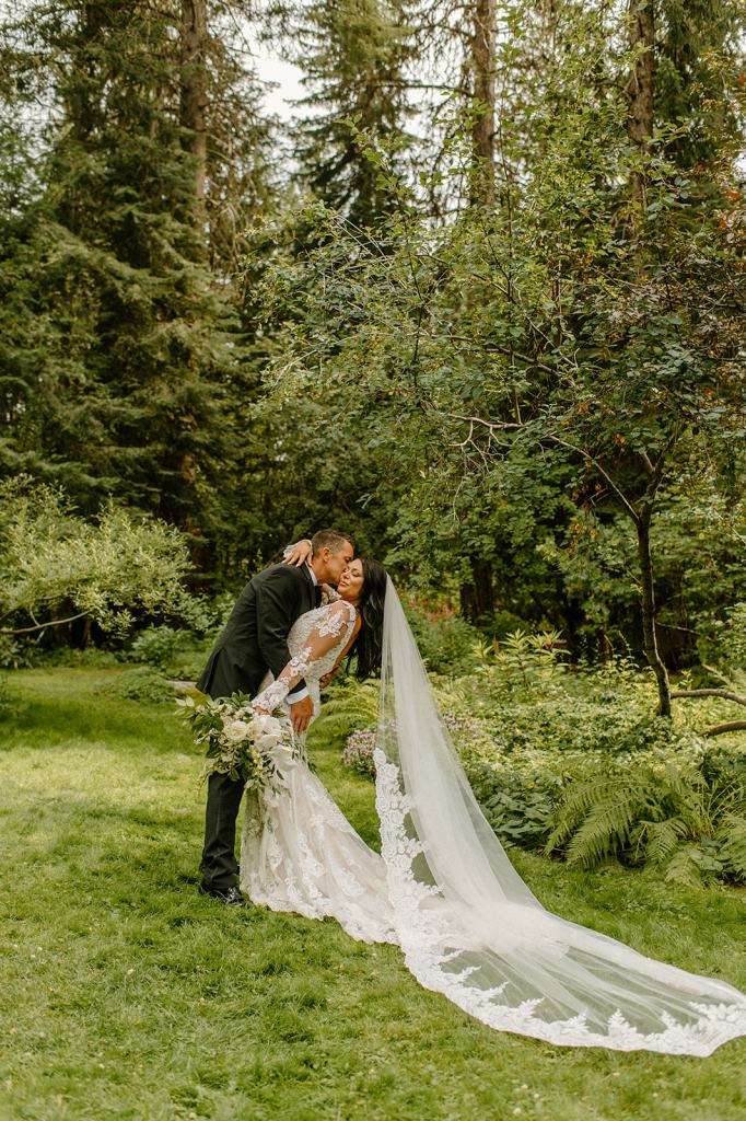 Lavish Garden Wedding in McCall Idaho