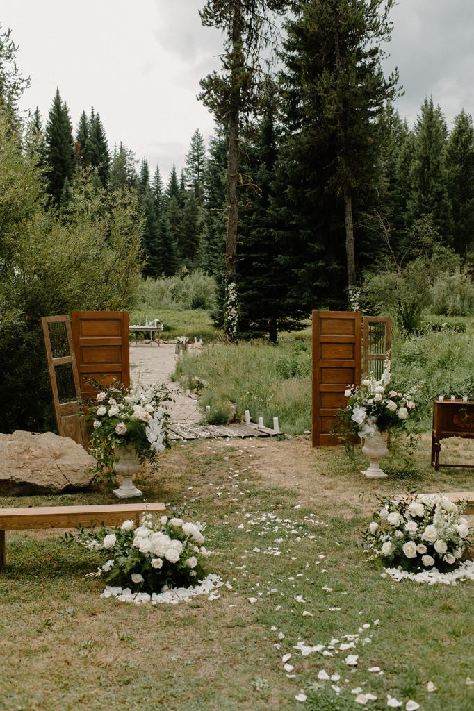 Lavish Garden Wedding in McCall Idaho