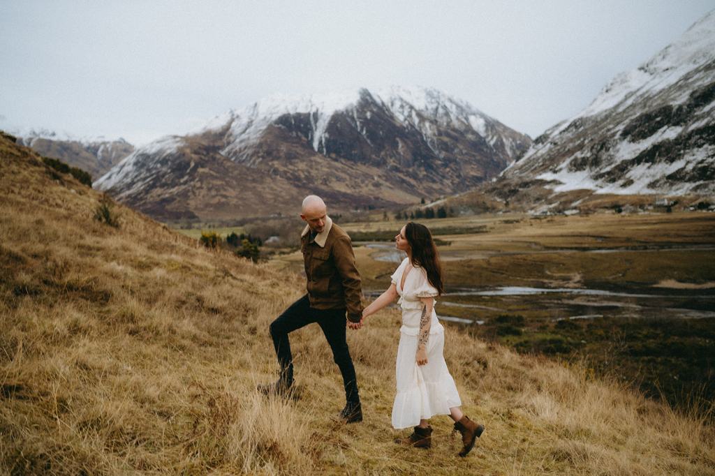 Glencoe Scotland Couples Photoshoot