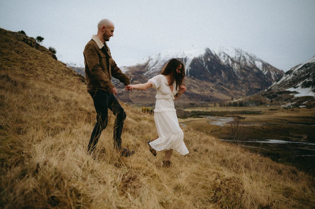 Glencoe Scotland Couples Photoshoot