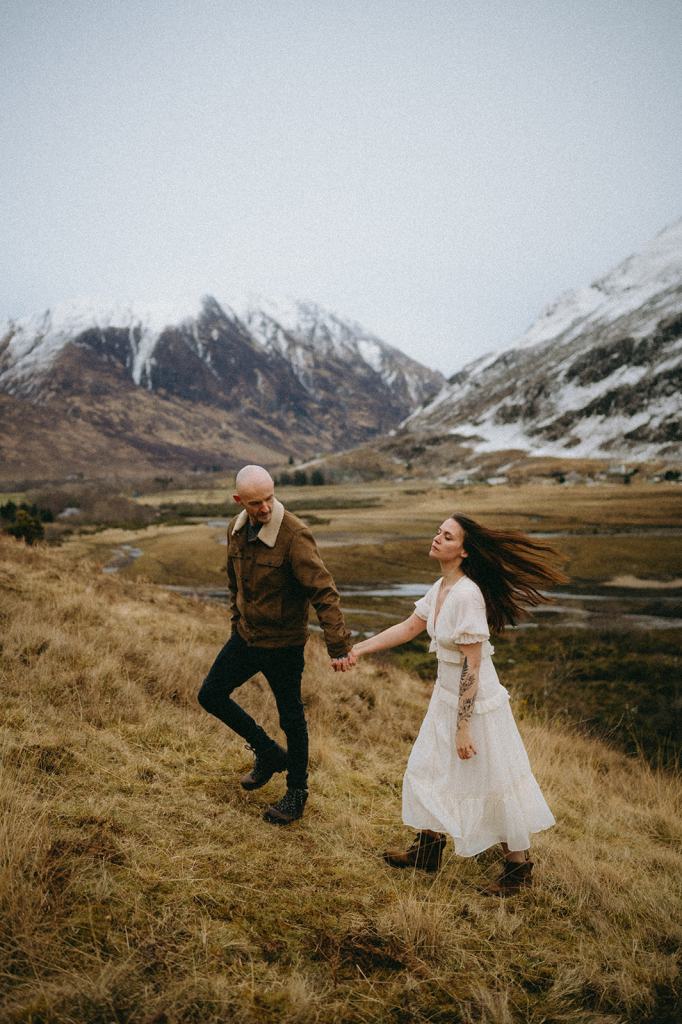 Glencoe Scotland Couples Photoshoot