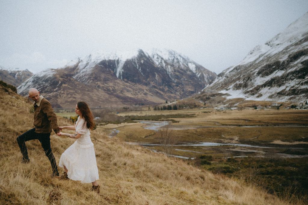Glencoe Scotland Couples Photoshoot