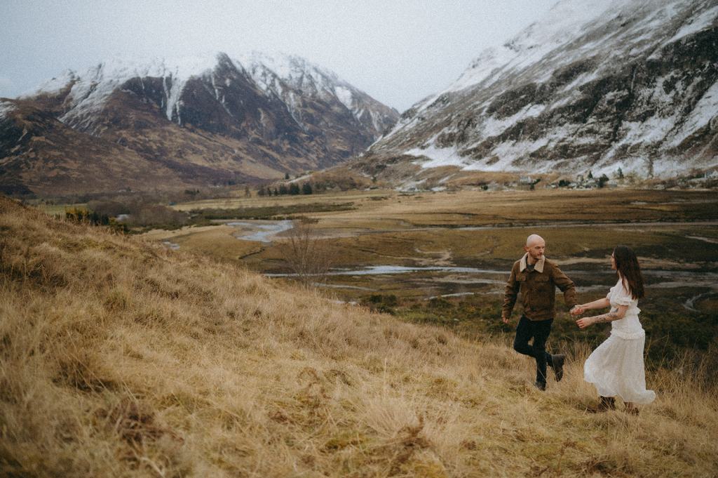 Glencoe Scotland Couples Photoshoot