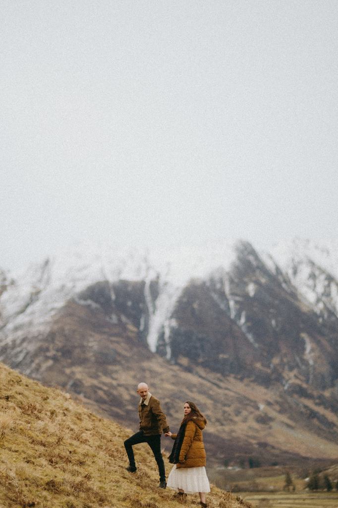 Glencoe Scotland Couples Photoshoot