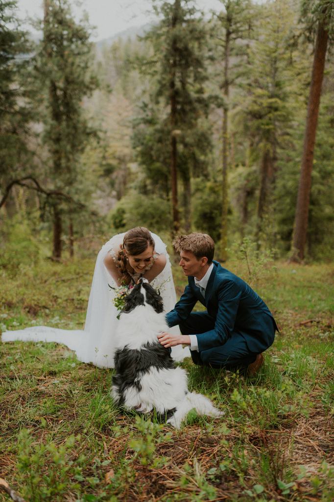 Boise Idaho Elopement on Bogus Basin