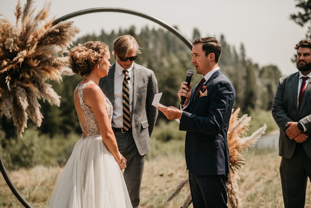 Priest Lake Idaho Wedding