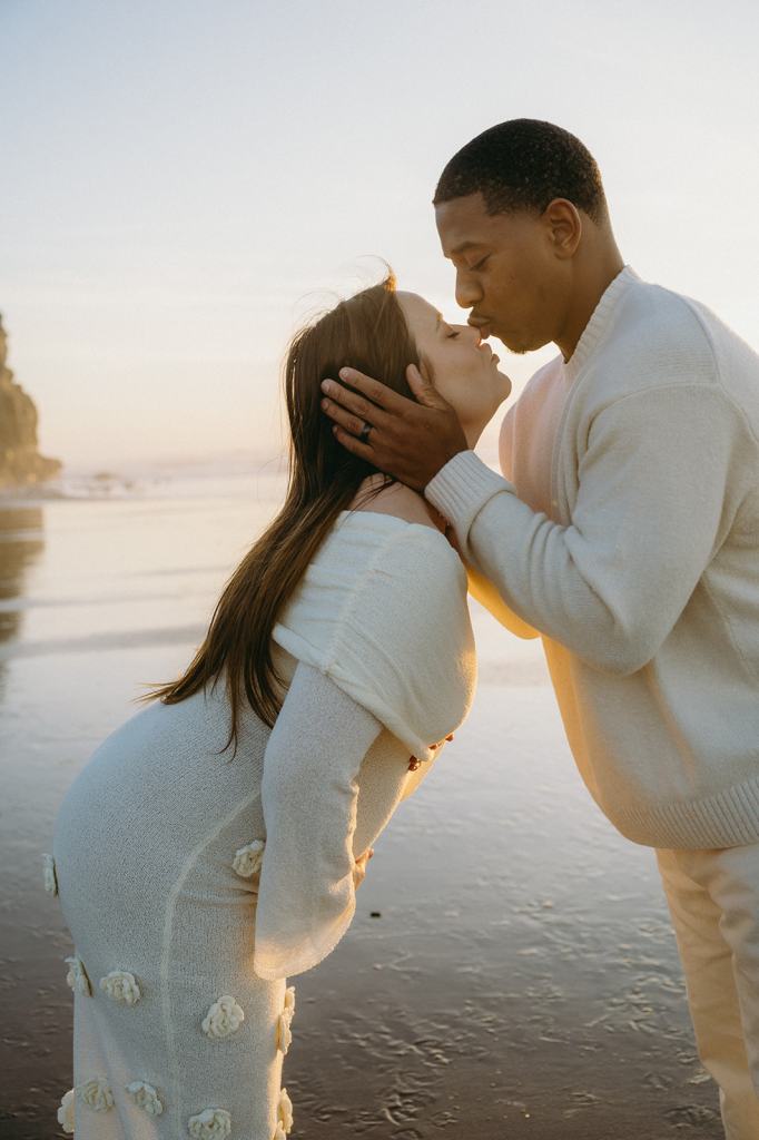 Big Sur Maternity Photoshoot on the Beach