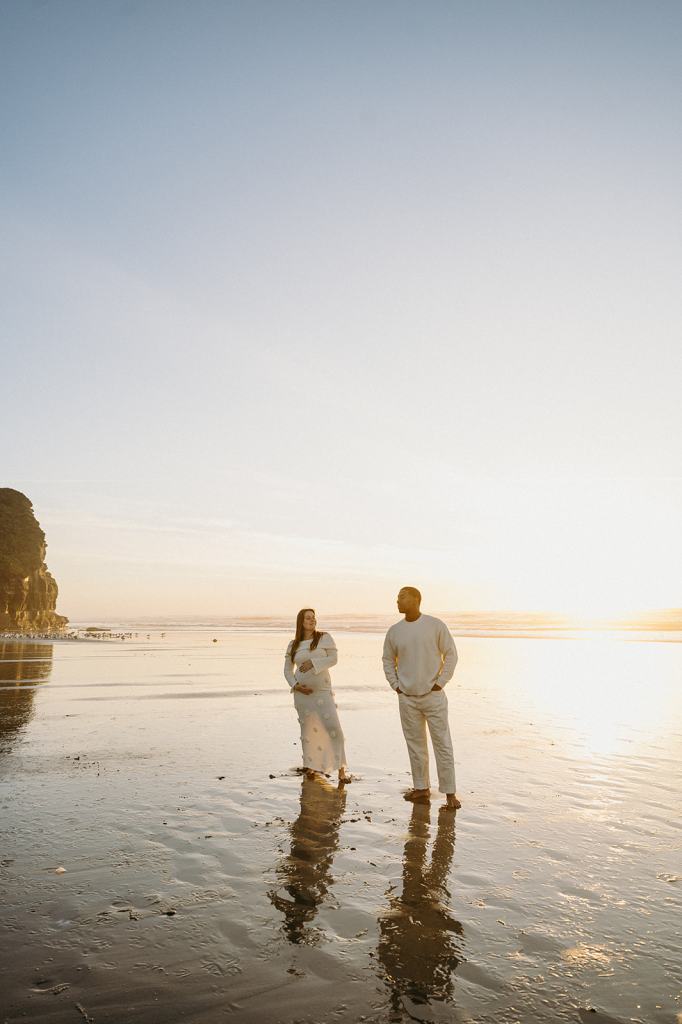 Big Sur Maternity Photoshoot on the Beach