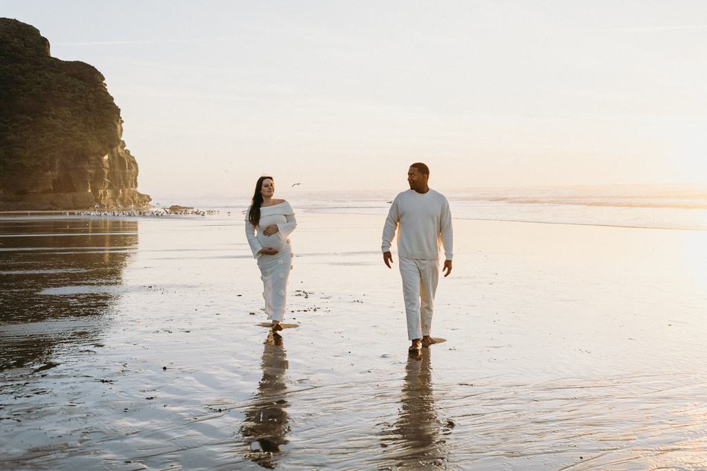 Big Sur Maternity Photoshoot on the Beach