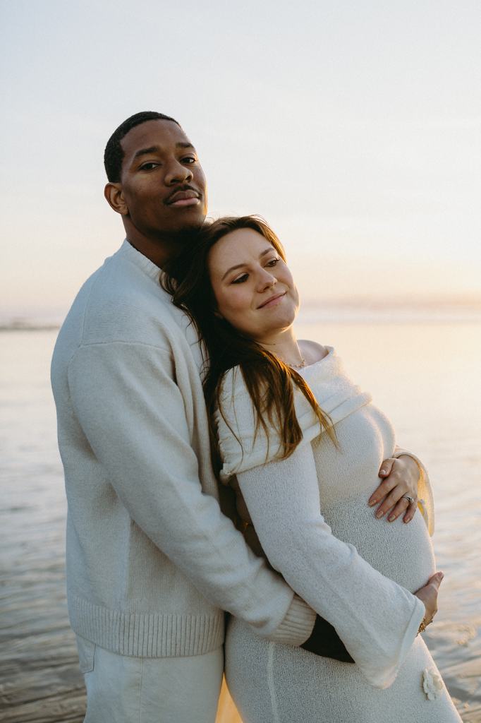 Big Sur Maternity Photoshoot on the Beach