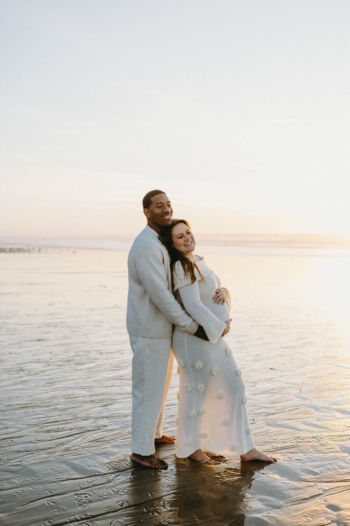 Big Sur Maternity Photoshoot on the Beach