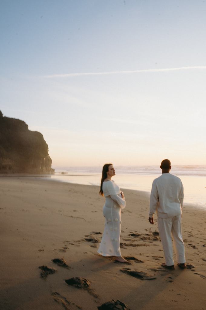 Big Sur Maternity Photoshoot on the Beach