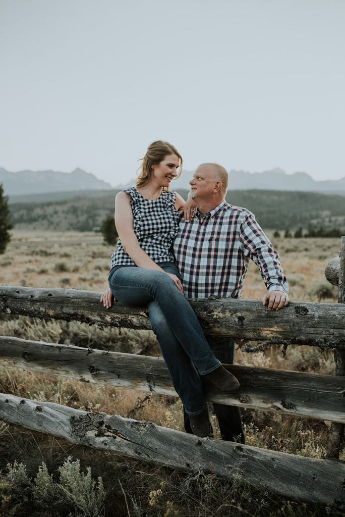 Idaho Rocky Mountain Ranch Anniversary Photoshoot