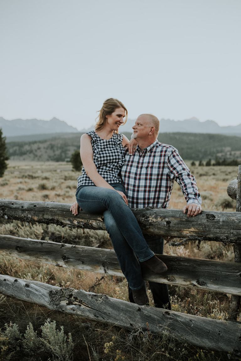 Idaho Rocky Mountain Ranch Anniversary Photoshoot