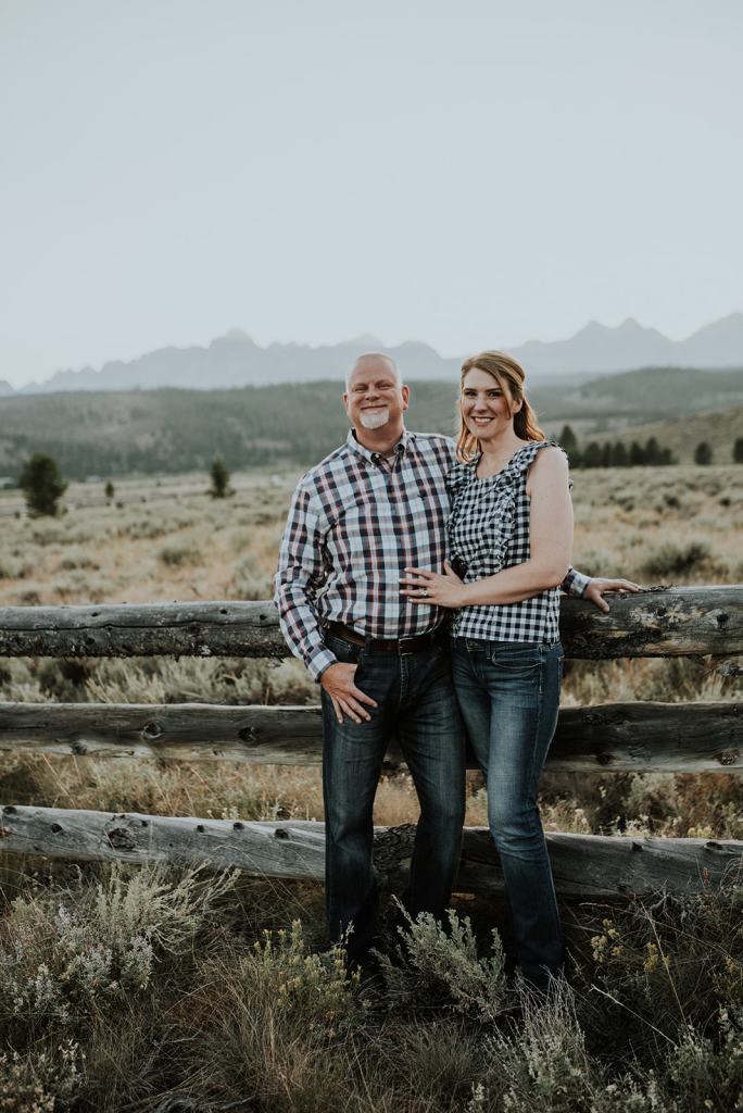 Idaho Rocky Mountain Ranch Anniversary Photoshoot