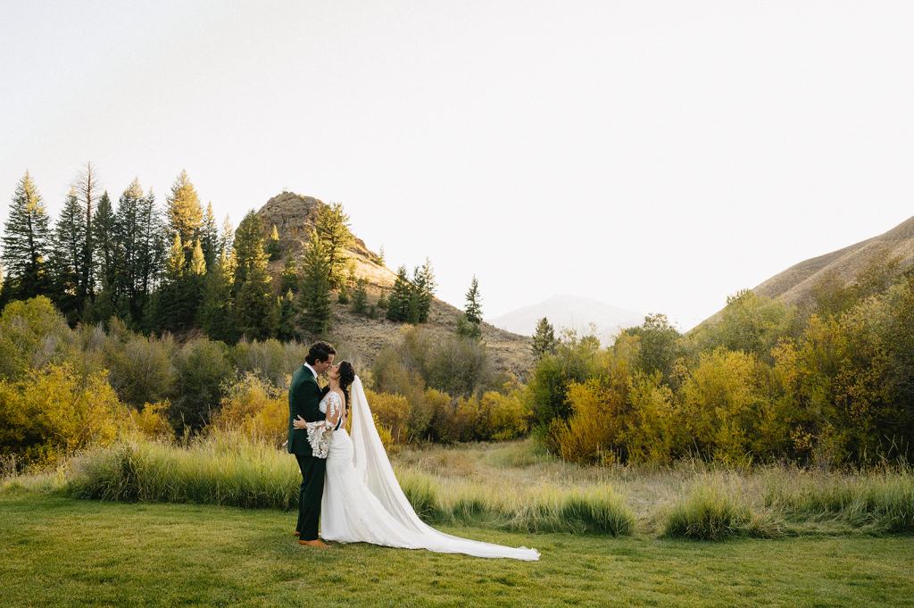 Trail Creek Cabin Wedding Sun Valley Idaho