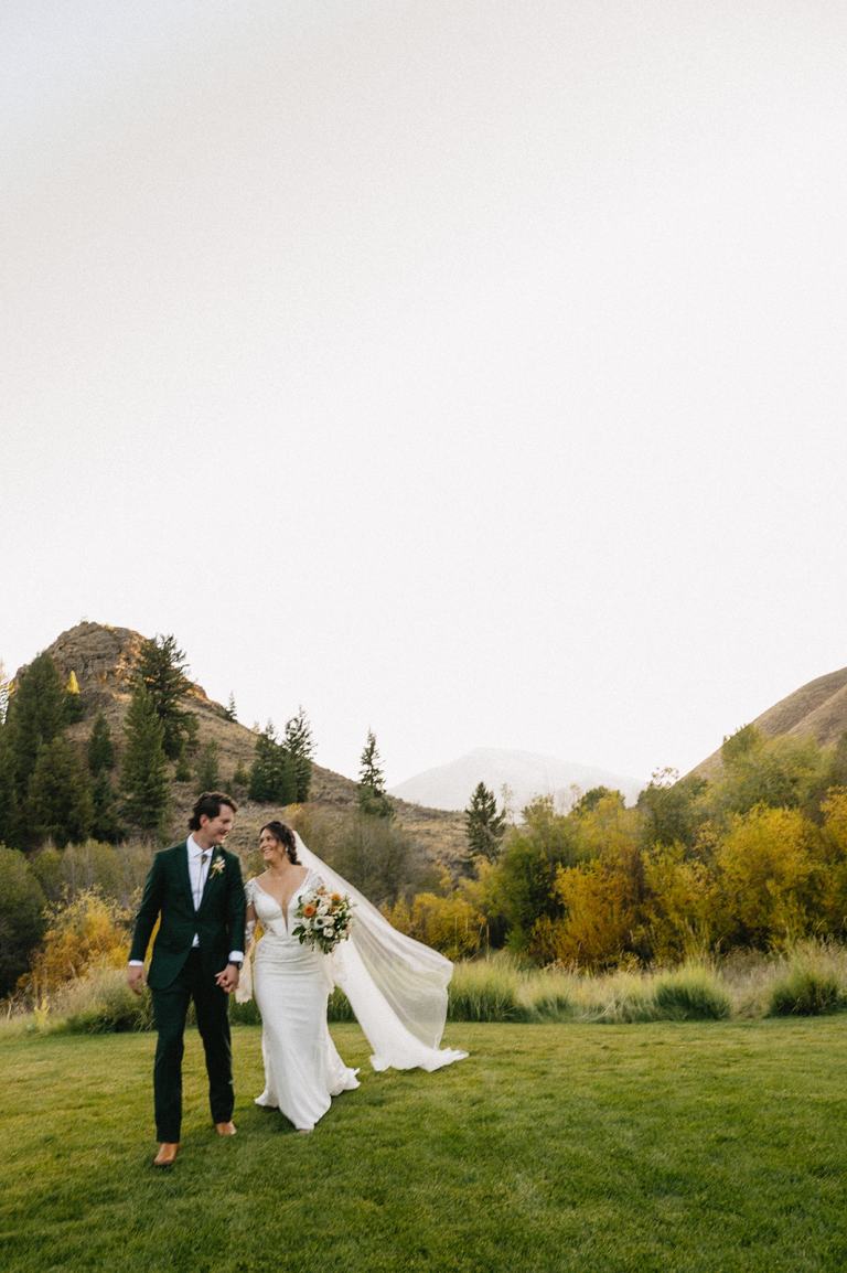 Trail Creek Cabin Wedding Sun Valley Idaho