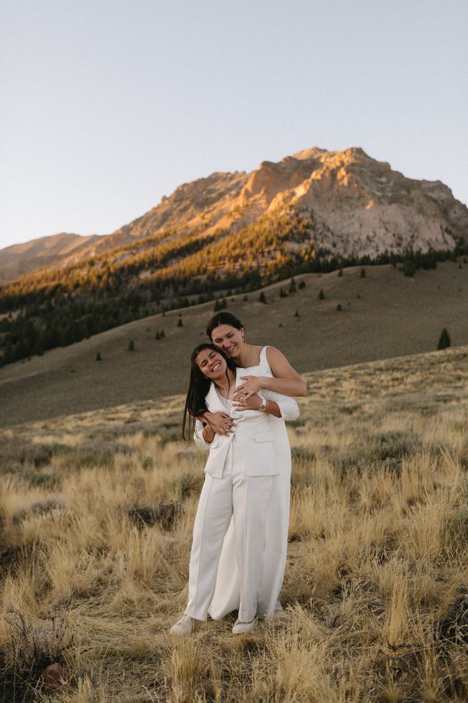 Same Sex Destination Wedding in Sun Valley Idaho