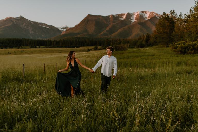 Kalispell Montana Engagement Photos