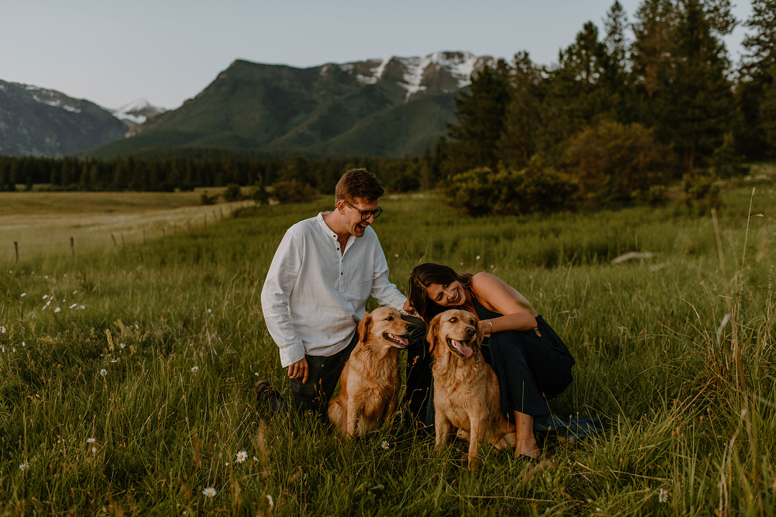 Engagement Photos with Dogs