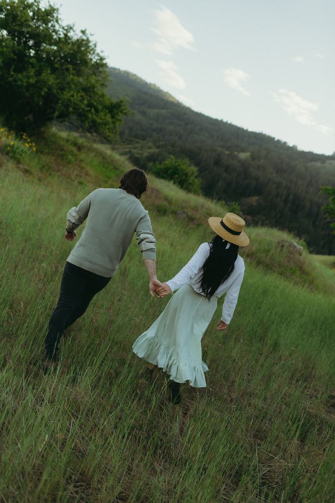 Ethereal Engagement Photos in the Spring