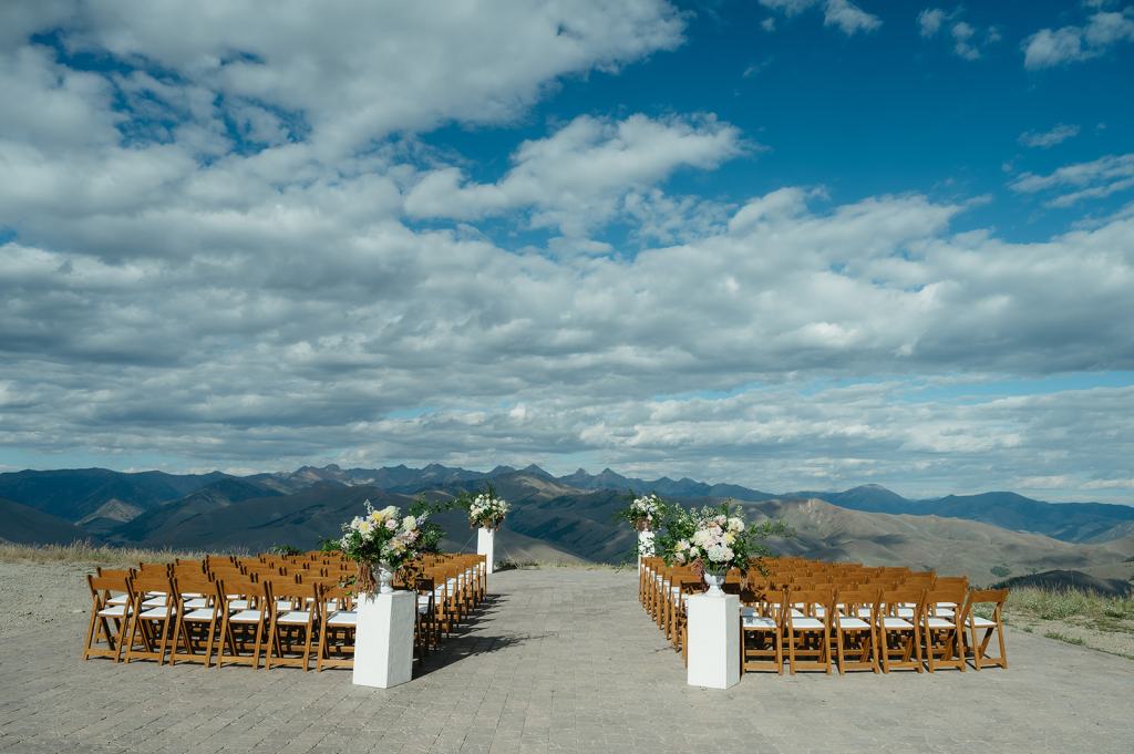 Sun Valley Idaho Wedding at The Roundhouse Lodge on Mt. Baldy