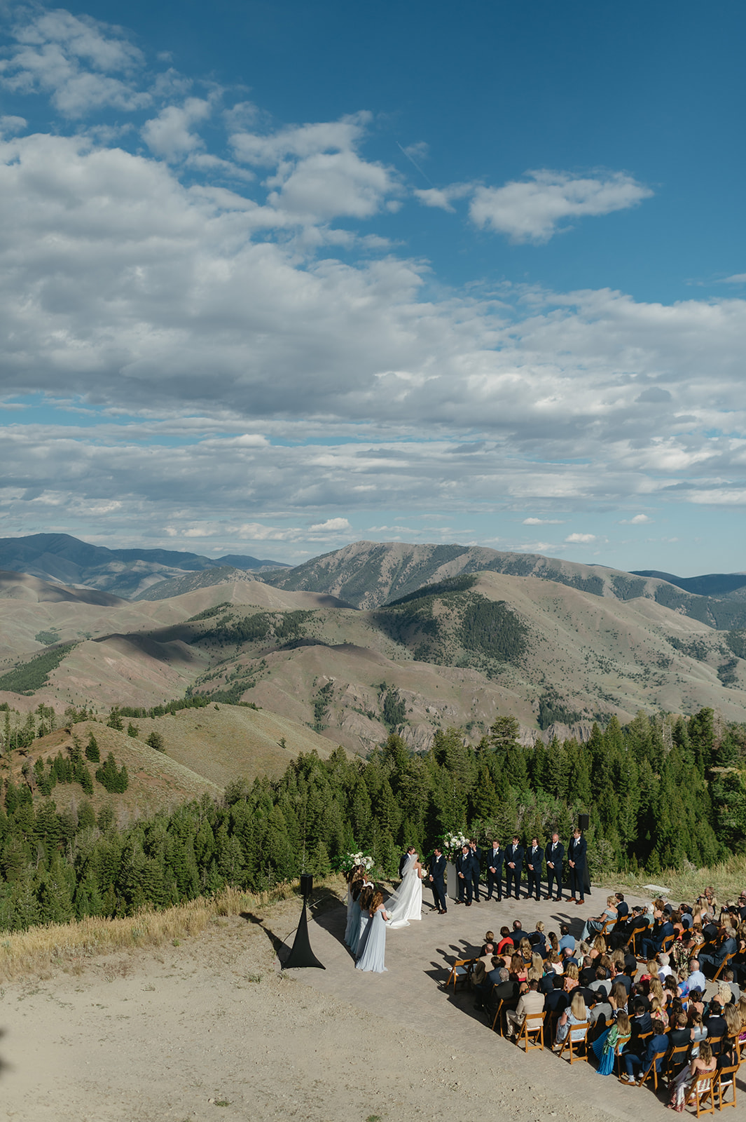 Sun Valley Idaho Wedding at The Roundhouse Lodge on Mt. Baldy